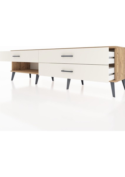 Hyperion Tv Ünitesi 3 Çekmeceli 176X44X51 Çam-Çam/aytaşı fırsatları