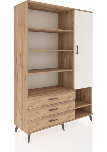 Hyperion Dolap 9 Raflı 3 Çekmeceli Tek Kapaklı 132X44X195 Çam-Aytaşı/çam fiyatları