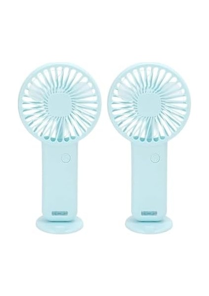 2 Adet Mini Fan,telefon Tutucu,portatif El Vantilatörü Mavi 9,3X19CM modelleri