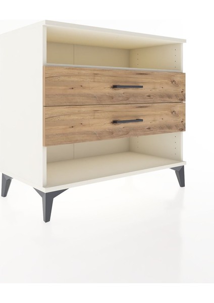 Hyperion Şifonyer Tek Raflı 2 Çekmeceli 88X44X80 Aytaşı-Çam fiyatları