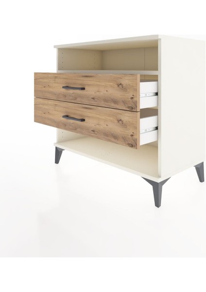 Hyperion Şifonyer Tek Raflı 2 Çekmeceli 88X44X80 Aytaşı-Çam fırsatları