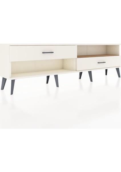 Arges Tv Ünitesi Tek Raflı 2 Çekmeceli 176X30X51 Aytaşı-Çam/aytaşı fiyatları