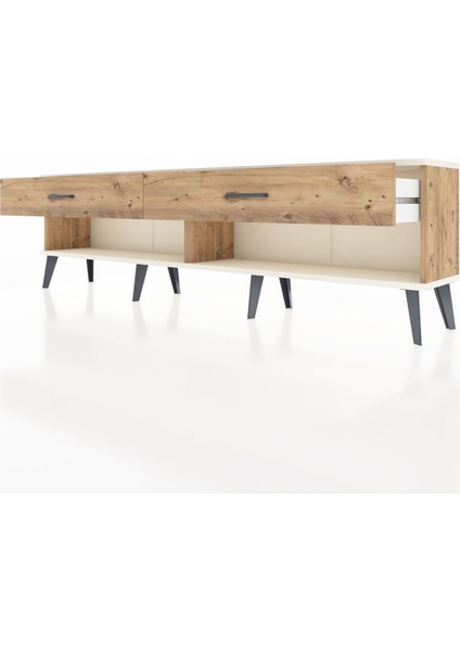 Arges Tv Ünitesi 2 Çekmeceli 176X30X51 Çam-Aytaşı/çam fırsatları