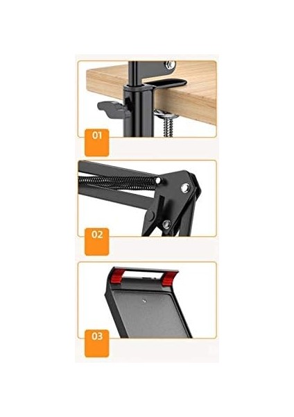 38511 Ms 03 Masa Tablet Telefon Tutucu, Siyah fiyatları