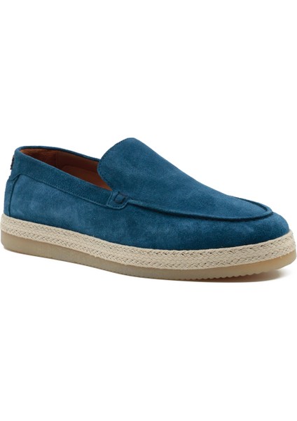 Hakiki Süet Deri Lacivert Loafer Erkek Ayakkabı - Kauçuk Taban - 4154 fiyatları