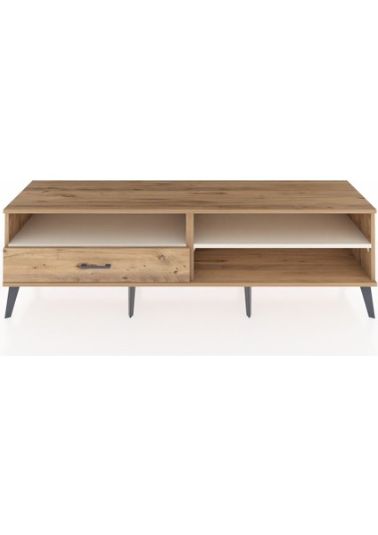 Hyperion Tv Ünitesi 2 Raflı Tek Çekmeceli 176X44X51 Çam-Aytaşı/çam