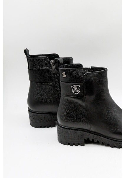 Kadın Hakiki Deri Waterproof Fermuarlı Bot 1950839K - Siyah - 36 fiyatları