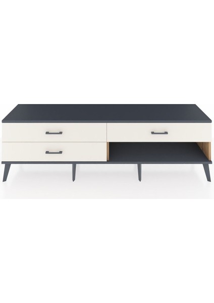 Hyperion Tv Ünitesi 3 Çekmeceli 176X44X51 Çam-Antrasit/aytaşı