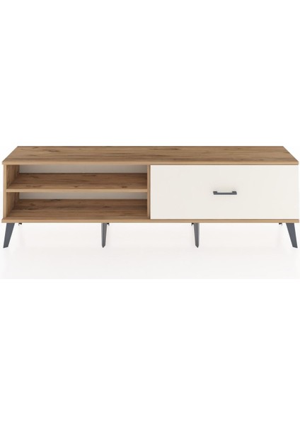 Arges Tv Ünitesi Tek Raflı Tek Çekmeceli 176X30X51 Çam-Çam/aytaşı