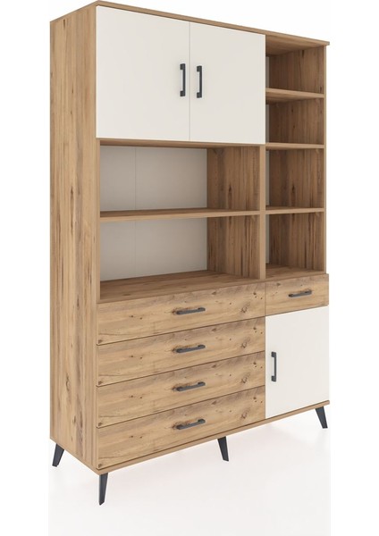 Hyperion Dolap 9 Raflı 5 Çekmeceli 3 Kapaklı 132X44X195 Çam-Aytaşı/çam fiyatları