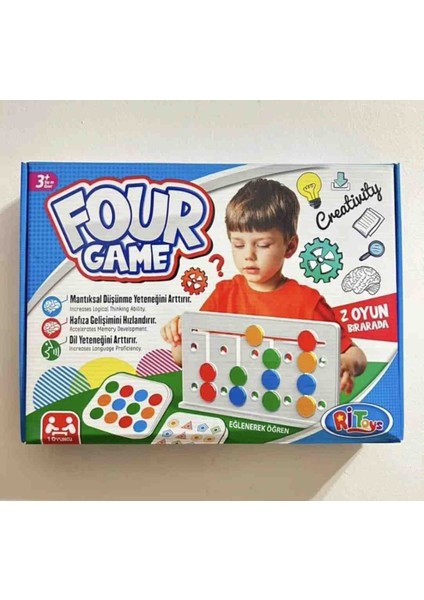 Zeka Üçlüsü ( Four Game - Tangram -Bak Bul Diz) modelleri