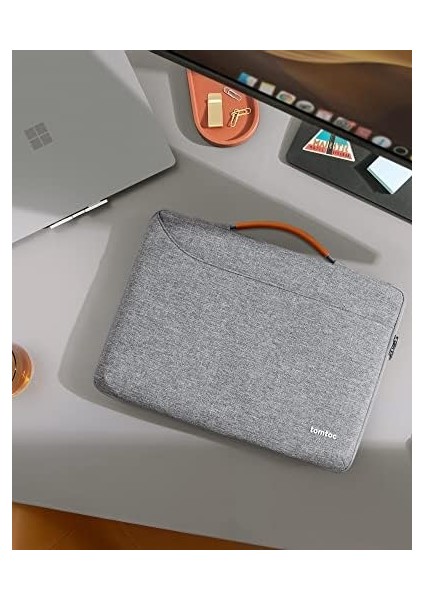 Tomtoc Microsoft Surface Pro 12.3 Için 360 ° Koruyucu Laptop Kol Çantası Fit, Dizüstü Tablet Evrak Kolu Aksesuar Çantası Fit Xps 13 | Thinkpad X270/X260/X250/X240 fiyatları