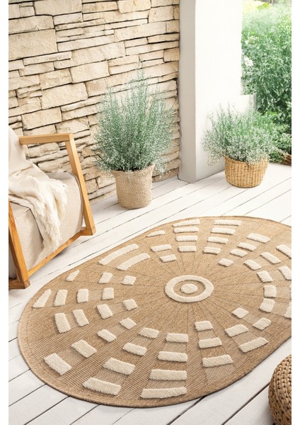 Marakeş Beyaz Oval Halı Salon Oturma Odası Çocuk Odası Yatak Odası Halısı 677O fiyatları