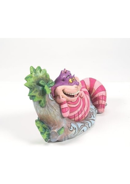 Jim Shore Alice'in Traditions Harikalar Diyarında Cheshire Kedisi Ağaç Heykelcikleri, 6 Cm, Çok Renkli fiyatları