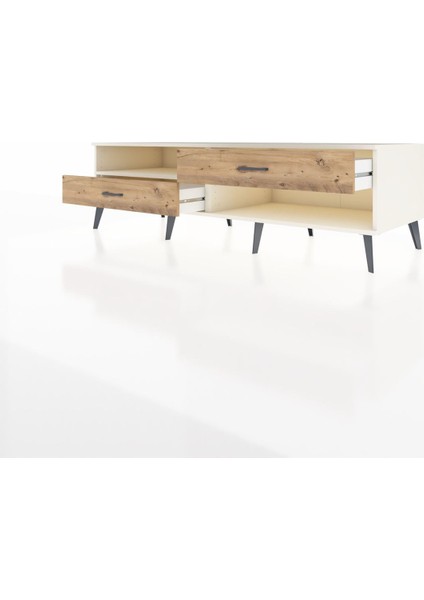 Kronos Tv Ünitesi Tek Raflı 2 Çekmeceli 176X59X51 Aytaşı-Aytaşı/çam modelleri