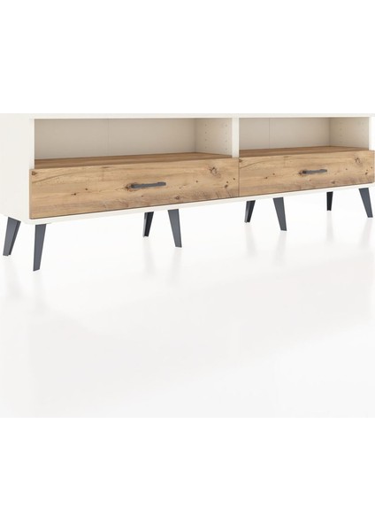 Arges Tv Ünitesi 2 Raflı 2 Çekmeceli 176X30X51 Aytaşı-Çam/çam fiyatları