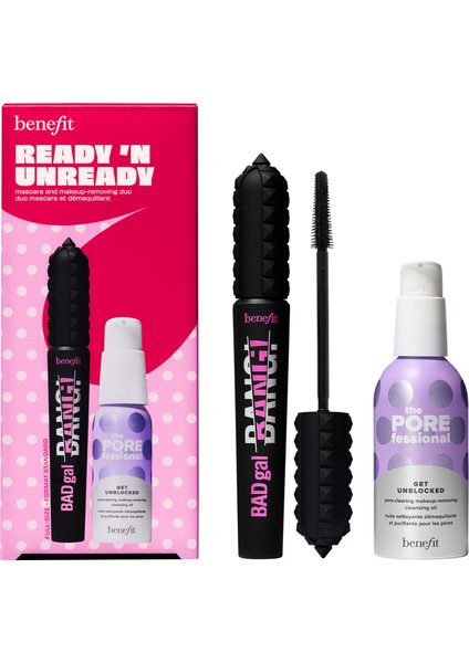 Ready'n Unready - Maskara ve Makyaj Temizleme Yağı Ikilisi 8,5 G + 45 ml
