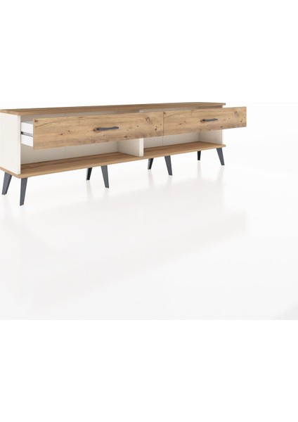 Arges Tv Ünitesi 2 Çekmeceli 176X30X51 Aytaşı-Çam/çam indirimleri