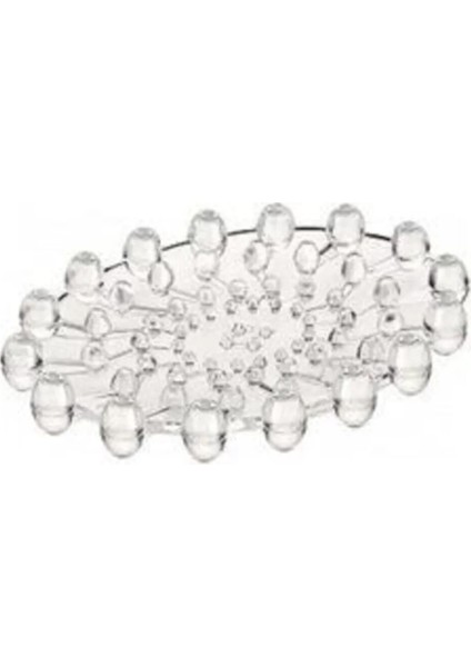 Plastik Şeffaf Katı Sabunluk Y 064 Dolly Lüks Şeffaf