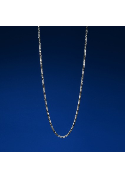 120 Mikron Naturel Yuvarlak Kral Gümüş Zincir fiyatları