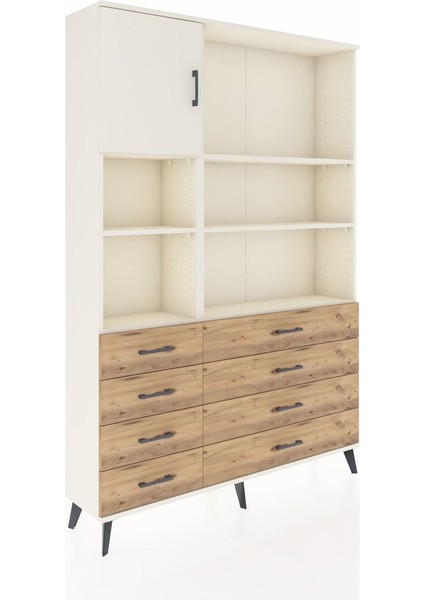 Arges Dolap 7 Raflı 8 Çekmeceli Tek Kapaklı 132X30X195 Aytaşı-Aytaşı/çam fiyatları
