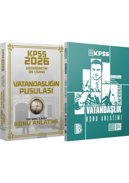 2026 Kpss Lise Ortaöğretim Ön Lisans Vatandaşlığın Pusulası Konu - 2026 Kpss Vatandaşlık Konu