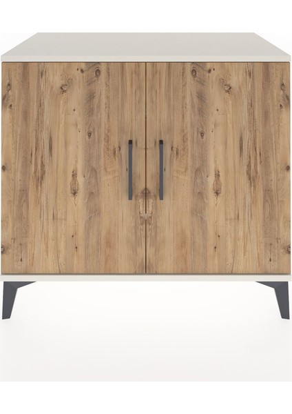 Hyperion Şifonyer 2 Raflı 2 Kapaklı 88X44X80 Aytaşı-Çam