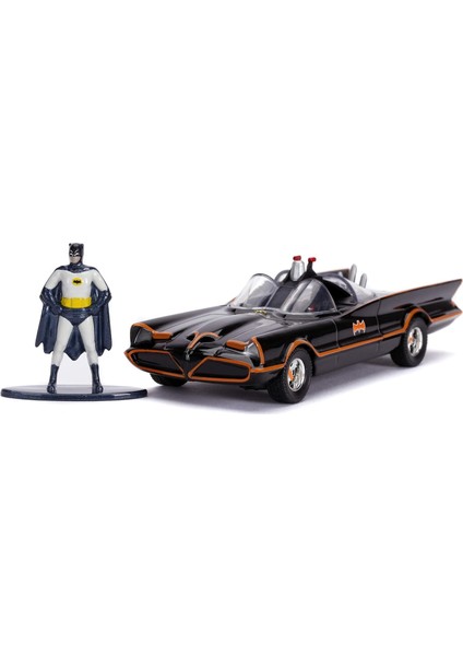 Comics - 1966 Tv Series Batmobile Die-Cast Toy Car With Die-Cast Figure