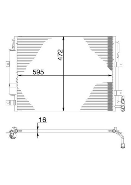 KLIMA RADYATORU LAND ROVER DISCOVERY 4 L319 RANGE ROVER SPORT 1 L320 LR015556