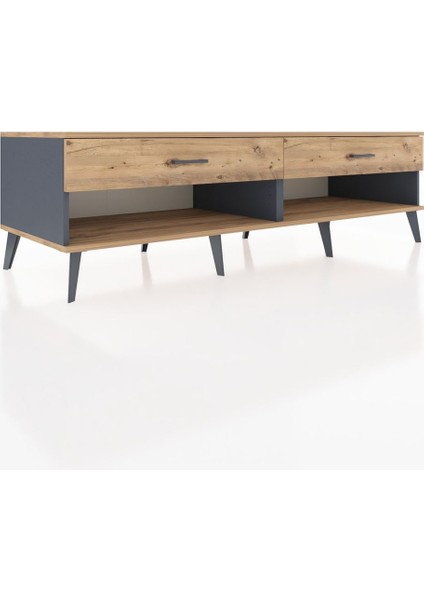Kronos Tv Ünitesi 2 Çekmeceli 176X59X51 Antrasit-Çam/çam fiyatları