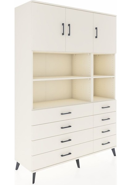 Hyperion Dolap 8 Raflı 8 Çekmeceli 3 Kapaklı 132X44X195 Aytaşı-Aytaşı/aytaşı fiyatları