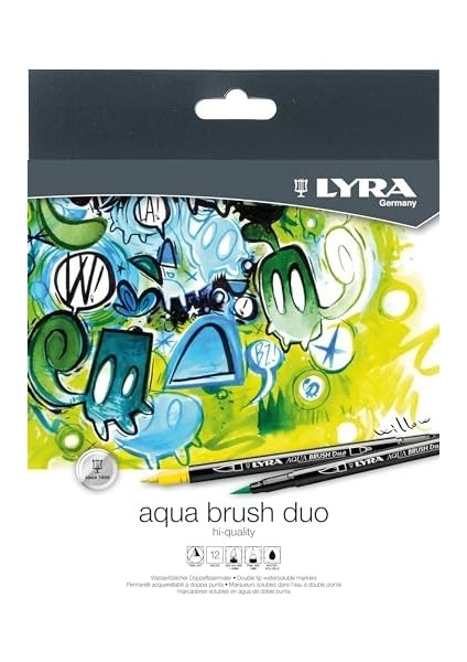 Brush Duo Çizim, Askılı Paket 12'li fiyatları