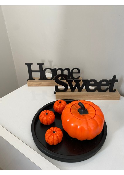 Siyah Tabaklı Kabak Set