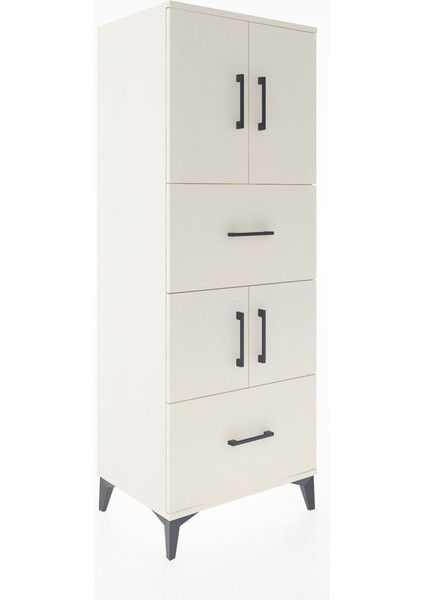 Hyperion Dolap 3 Raflı 2 Çekmeceli 4 Kapaklı 60X44X163 Aytaşı-Aytaşı fiyatları