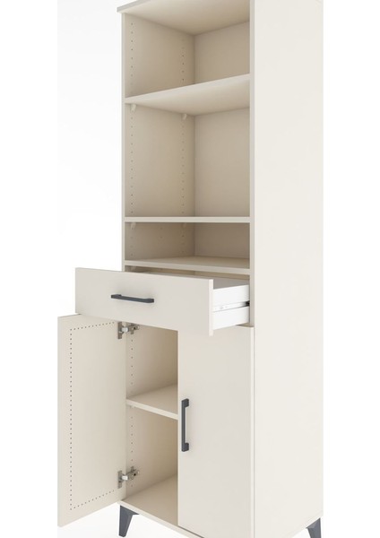 Hyperion Dolap 4 Raflı Tek Çekmeceli 2 Kapaklı 60X44X195 Aytaşı-Aytaşı indirimleri