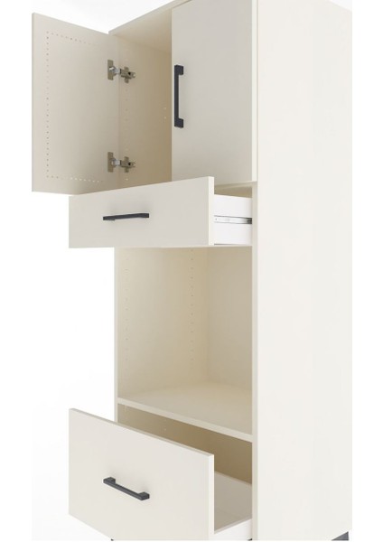 Hyperion Dolap 2 Raflı 2 Çekmeceli 2 Kapaklı 60X44X163 Aytaşı-Aytaşı indirimleri