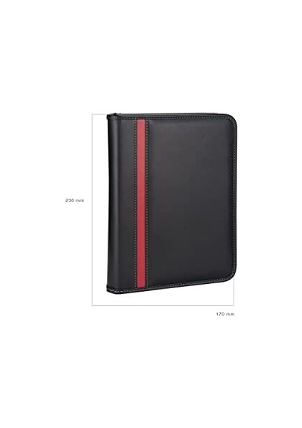 5220 Ajanda Tarihsiz 14X20 160 Yaprak Defterli Hesap Makineli Fermuarlı Organizer,siyah fiyatları
