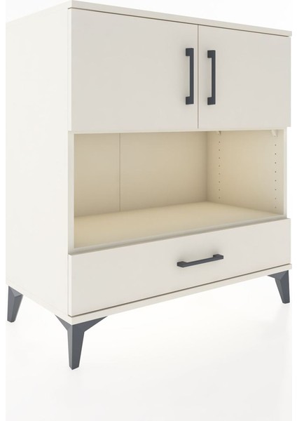 Hyperion Şifonyer 3 Raflı Tek Çekmeceli 2 Kapaklı 88X44X96 Aytaşı-Aytaşı fiyatları