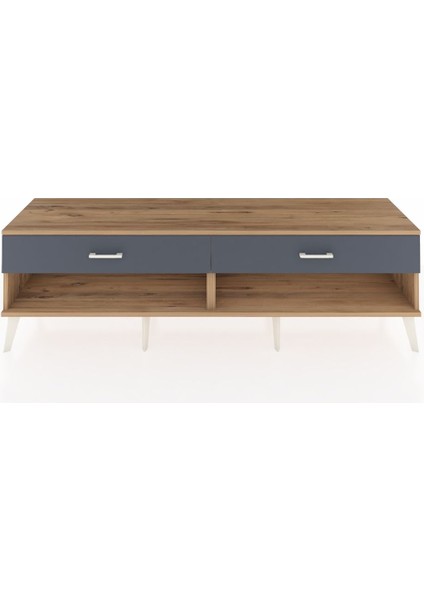 Hyperion Tv Ünitesi 2 Çekmeceli 176X44X51 Çam-Çam/antrasit