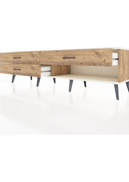 Hyperion Tv Ünitesi 3 Çekmeceli 176X44X51 Çam-Aytaşı/çam fırsatları