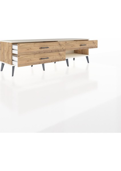 Hyperion Tv Ünitesi 3 Çekmeceli 176X44X51 Çam-Aytaşı/çam indirimleri
