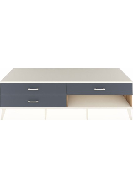 Kronos Tv Ünitesi 3 Çekmeceli 176X59X51 Çam-Aytaşı/antrasit