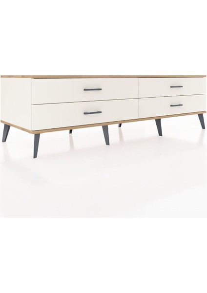 Kronos Tv Ünitesi 4 Çekmeceli 176X59X51 Aytaşı-Çam/aytaşı fiyatları