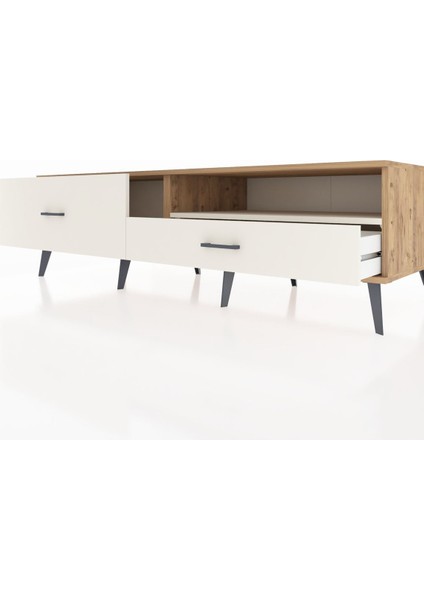 Kronos Tv Ünitesi Tek Raflı 2 Çekmeceli 176X59X51 Çam-Aytaşı/aytaşı fırsatları