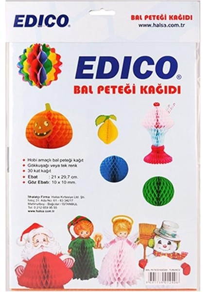 Edico Bal Peteği Kağıdı Açık Yeşil
