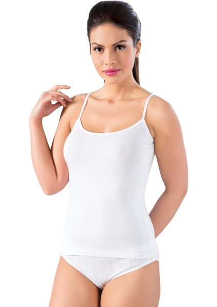 Lüx Drm 3600 Kadın Bambu Nefes Alan Kumaş Ip Askılı Atlet