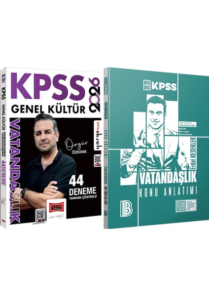 2026 Kpss Vatandaşlık 44 Deneme Özgür Özkınık - 2026 Kpss Vatandaşlık Konu