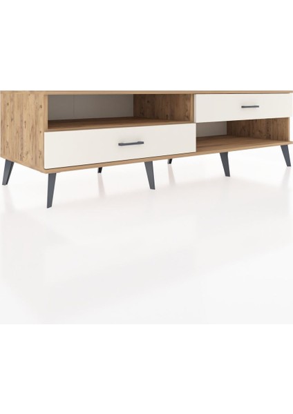 Kronos Tv Ünitesi Tek Raflı 2 Çekmeceli 176X59X51 Çam-Çam/aytaşı fiyatları