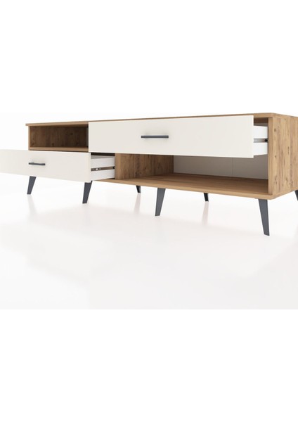 Kronos Tv Ünitesi Tek Raflı 2 Çekmeceli 176X59X51 Çam-Çam/aytaşı fırsatları