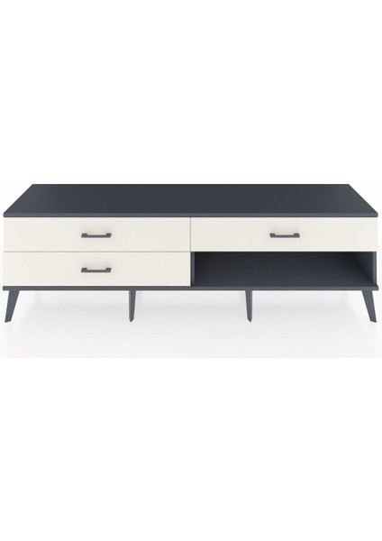 Hyperion Tv Ünitesi 3 Çekmeceli 176X44X51 Antrasit-Antrasit/aytaşı